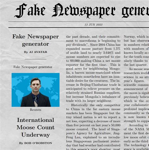 fake news generator ai